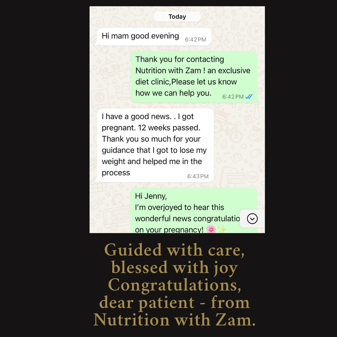 Patient Congratulations Message